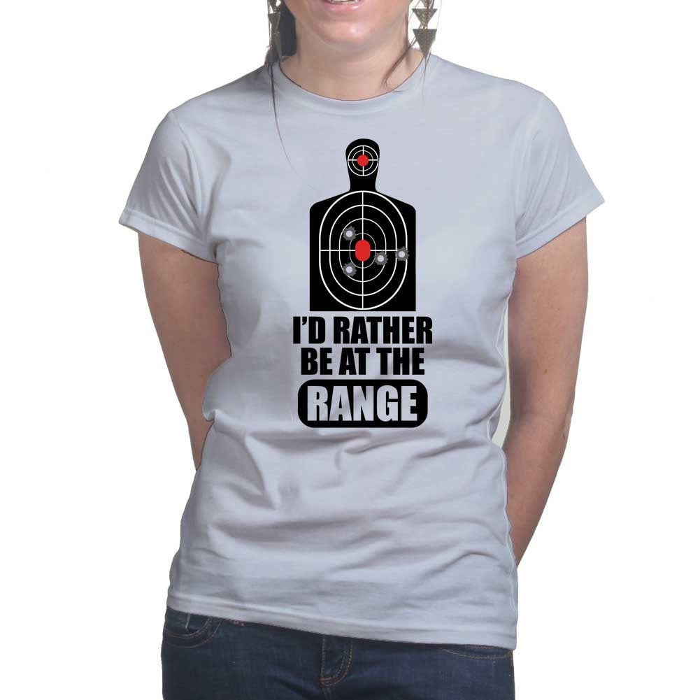 Rather Be At The Range Ladies T-shirt Style001