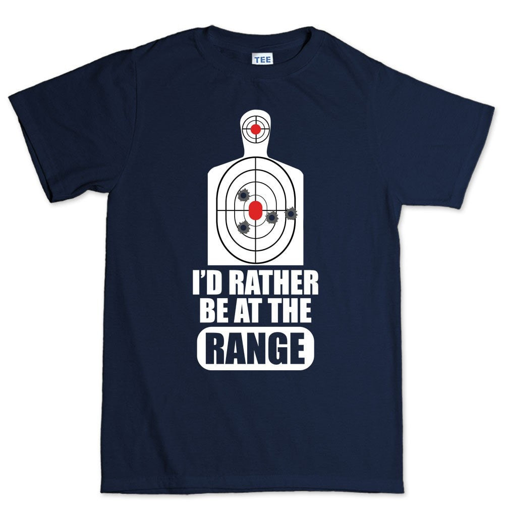 Rather Be At The Range Men's T-shirt Style001