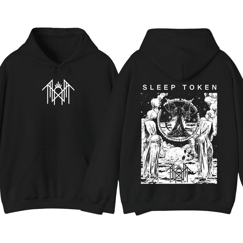 Sleep Token 2025 Art Band Merch Hoodie, Emergence Even In Arcadia Shirt, Sleep Token Tour 2025 Hooded, New Song Concert Tour, Gift for Fan