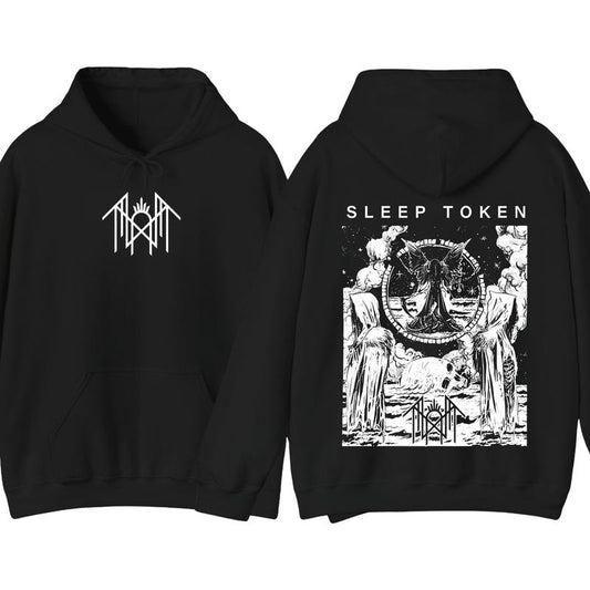 Sleep Token 2025 Art Band Merch Hoodie, Emergence Even In Arcadia Shirt, Sleep Token Tour 2025 Hooded, New Song Concert Tour, Gift for Fan
