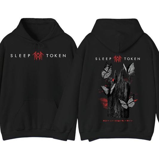 Sleep Token Rock Band Inspired Butterfly Hoodie, Sleep Token Tour 2025 Shirt, New Song Concert Tour, Gift for Fan