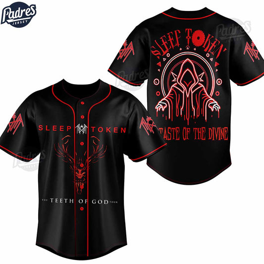Sleep Token The Teeth Of God Tour Custom Baseball Jersey - Padres Jersey Oasis: Elevate Your Baseball Style Game