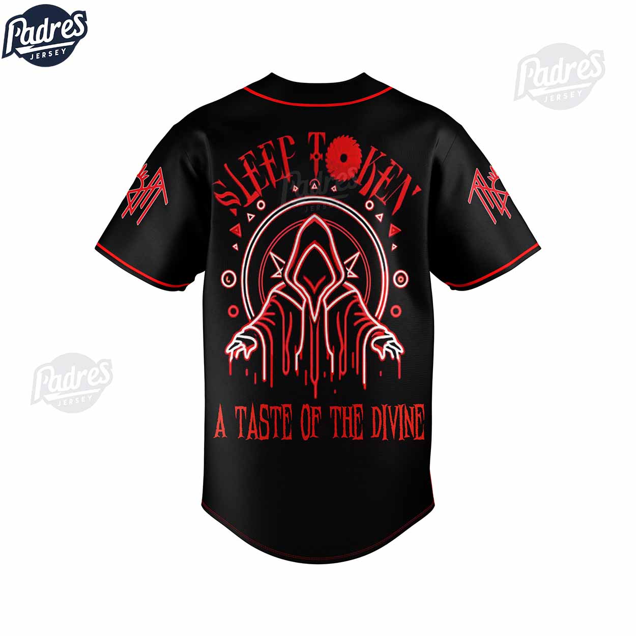 Sleep Token The Teeth Of God Tour Custom Baseball Jersey - Padres Jersey Oasis: Elevate Your Baseball Style Game