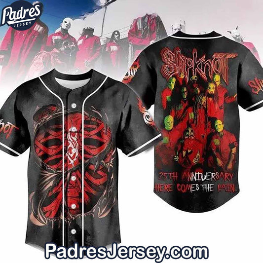 Slipknot 25TH ANNIVERSARY TOUR Baseball JErsey Outfit - Padres Jersey Oasis: Elevate Your Baseball Style Game