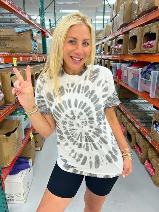 Smokey Swirl Tie-Dye Tee