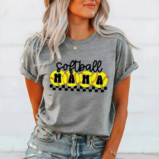 Softball Mama Bella Canvas T-Shirt