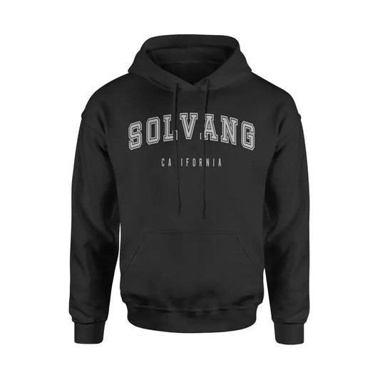 Solvang California Unisex Classic Hoodie Sweatshirt Cotton Fabric