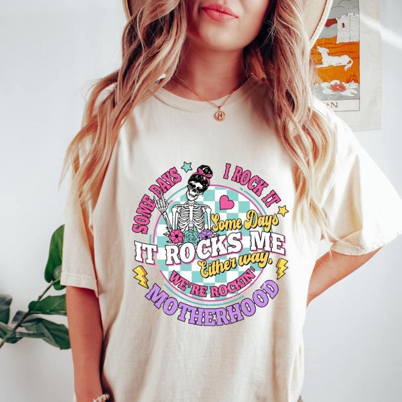 Somedays I Rock It T-Shirt, Mama T-Shirt, Mom Life T-Shirt, Gift for Mom, Mother's Day Gifts