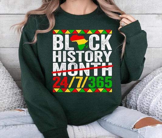 Sonia Samra Black History Month Sweatshirt, Black Power T-shirt, Juneteenth Gifts, I Am Black Man Hoodie, Unisex Graphic Tee, Smooth Fabric, Aesthetic Streetwear Vibe