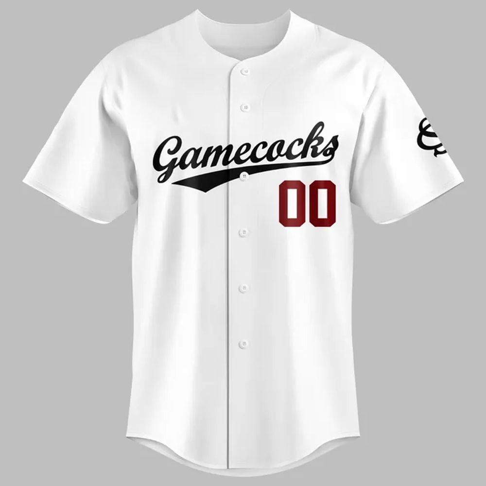 Carolina Gamecocks Baseball Jersey 2025 - Grishko.com