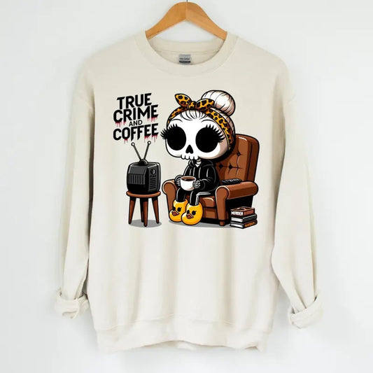 Spooky Season Sweatshirt, Horror Halloween Sweatshirt, Ghost Shirt, Halloween Gift - Unisex Crewneck Sweatshirt for Men and Women - Pullover, Womenswear