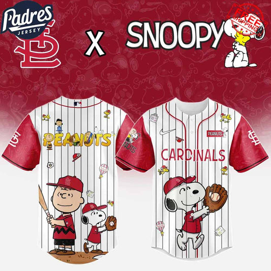 St. Louis Cardinals x Peanuts Night 2025 Limited Edition Baseball Jersey - Padres Jersey Oasis: Elevate Your Baseball Style Game