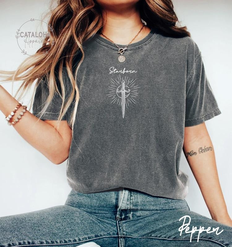 Starborn t-shirt, Bryce Quinlan shirt, Crescent City, Minimal sjm, Bookish Merch, Bryce Quinlan, ACOTAR Merch, Bookish Merch, Bryce tattoo