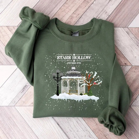 Stars Hollow Christmas Festival Sweatshirt, Christmas Tree Sweater, Christmas Tree Shirt, Christmas Winter Festival Sweater, Christmas Gifts