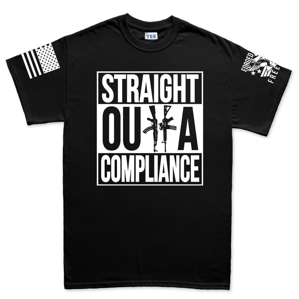 Mens Straight Outta Compliance T-shirt