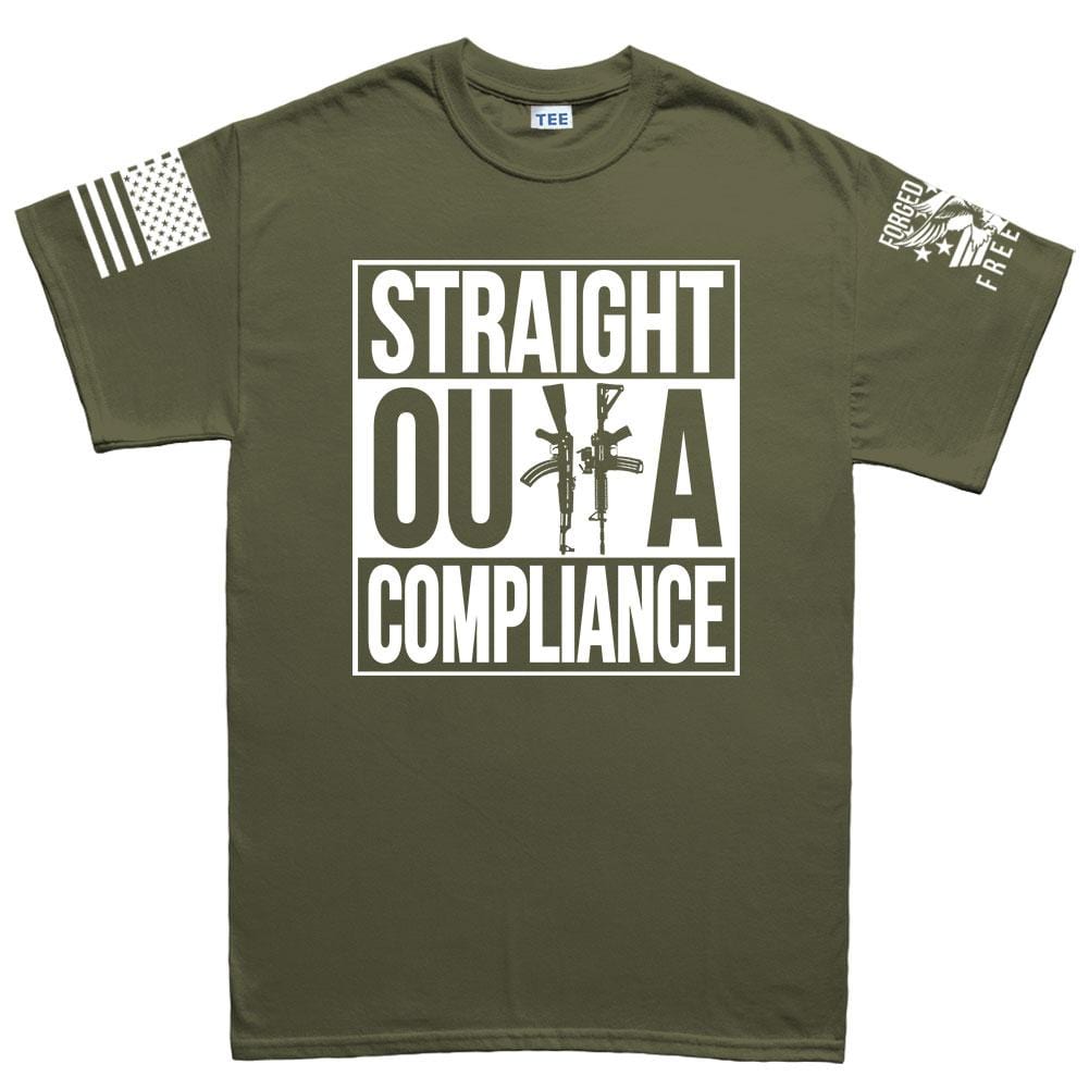 Mens Straight Outta Compliance T-shirt