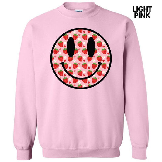 Strawberry Happy Face Sweatshirt 'NLB'