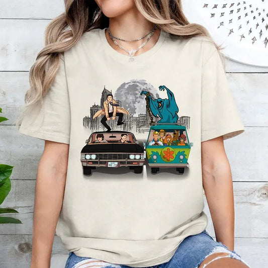 Supernatural T Shirt, Vintage Supernatural T Shirt, Gift For Woman and Man Unisex T-Shirt Sweatshirt Hoodie Casual Cotton