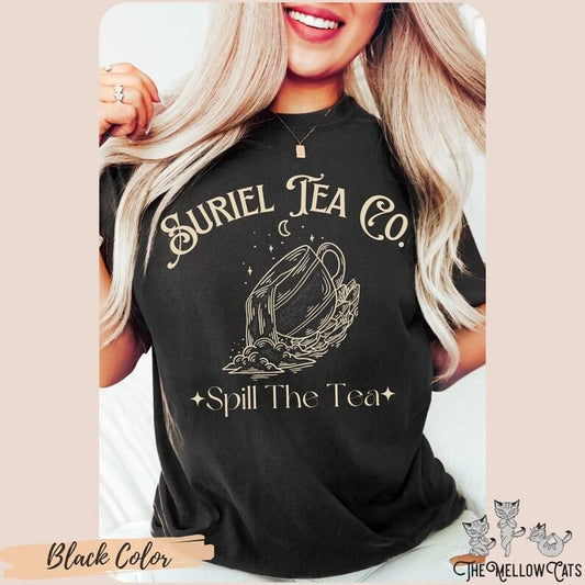Suriel Tea Co Shirt  T-Shirt Acotar Merch OFFICIAL LICENSE Sarah J. Maas Sjm Merch, A Court of Thorns and Roses Velaris Gift