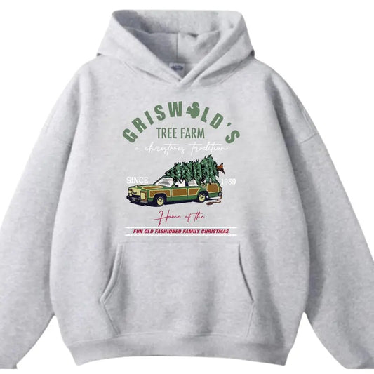 Griswold Tree Farm Hoodie/Sweatshirt/T-Shirt Christmas - Unisex Style 100% Cotton - For Him, For Her