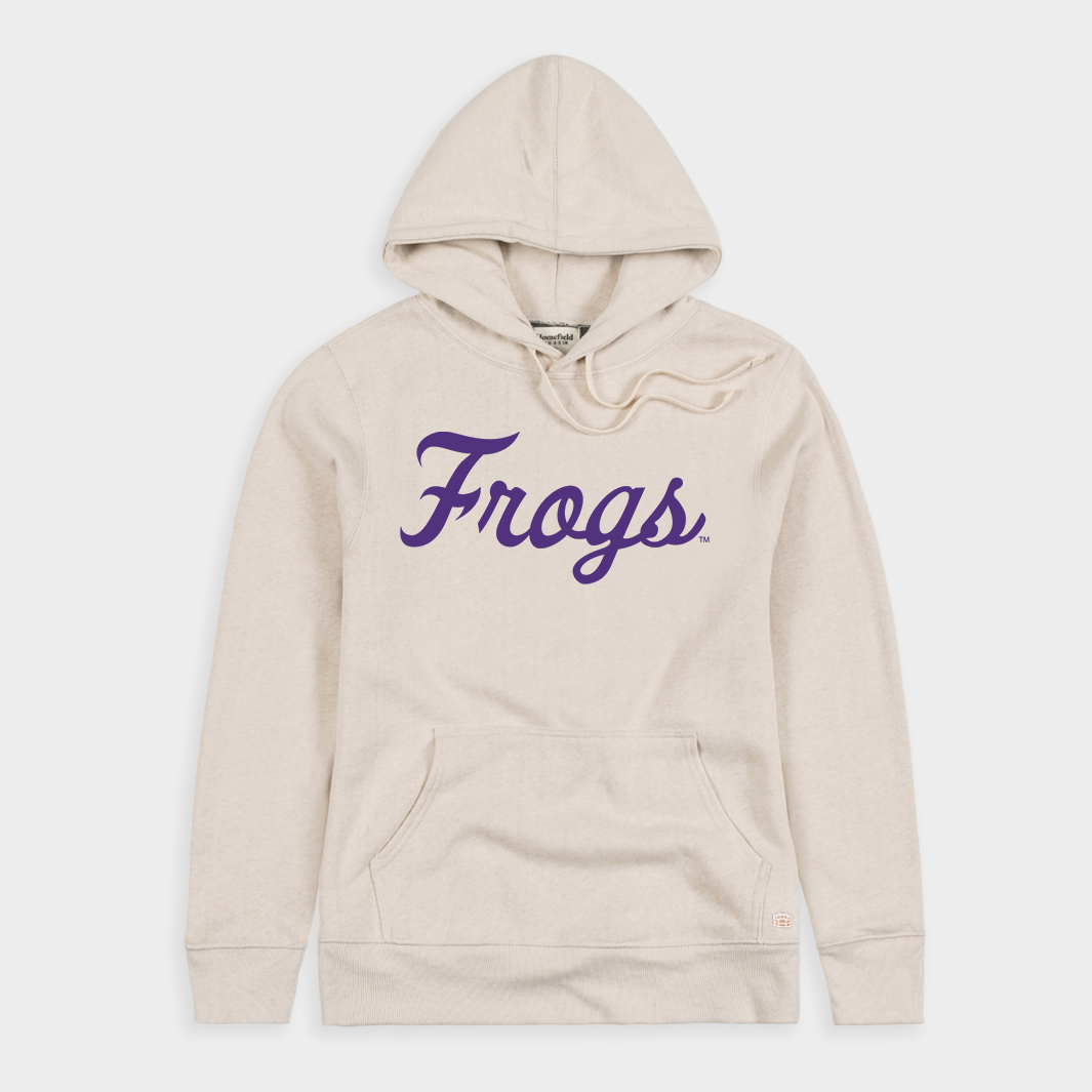 TCU Frogs Baseball Script Hoodie Style001