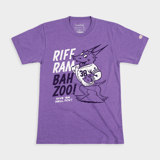 Riff Ram Bah Zoo Vintage TCU Cheer Tee Style001