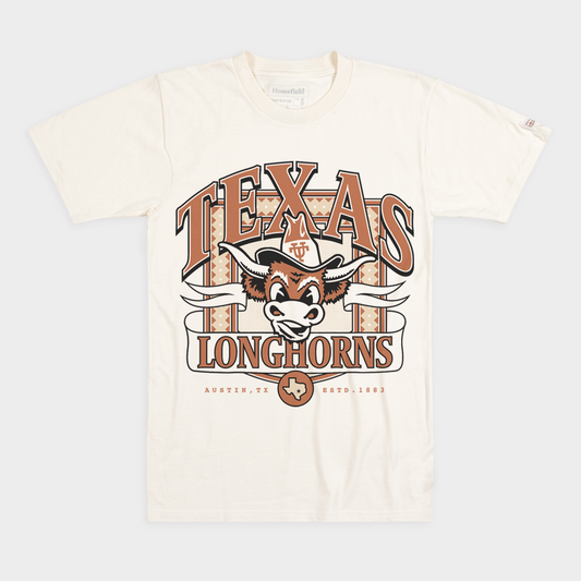 Texas Longhorns Vintage Logo Estd. 1883 Tee Style001
