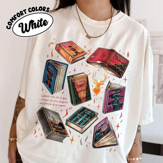 TOG Series Digital Download Merch For Fans, Terrasen The Thirteen Shirt, Aelin Fireheart Clipart, Gift For Book Lover