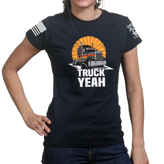 Ladies Truck Yeah T-shirt Style001