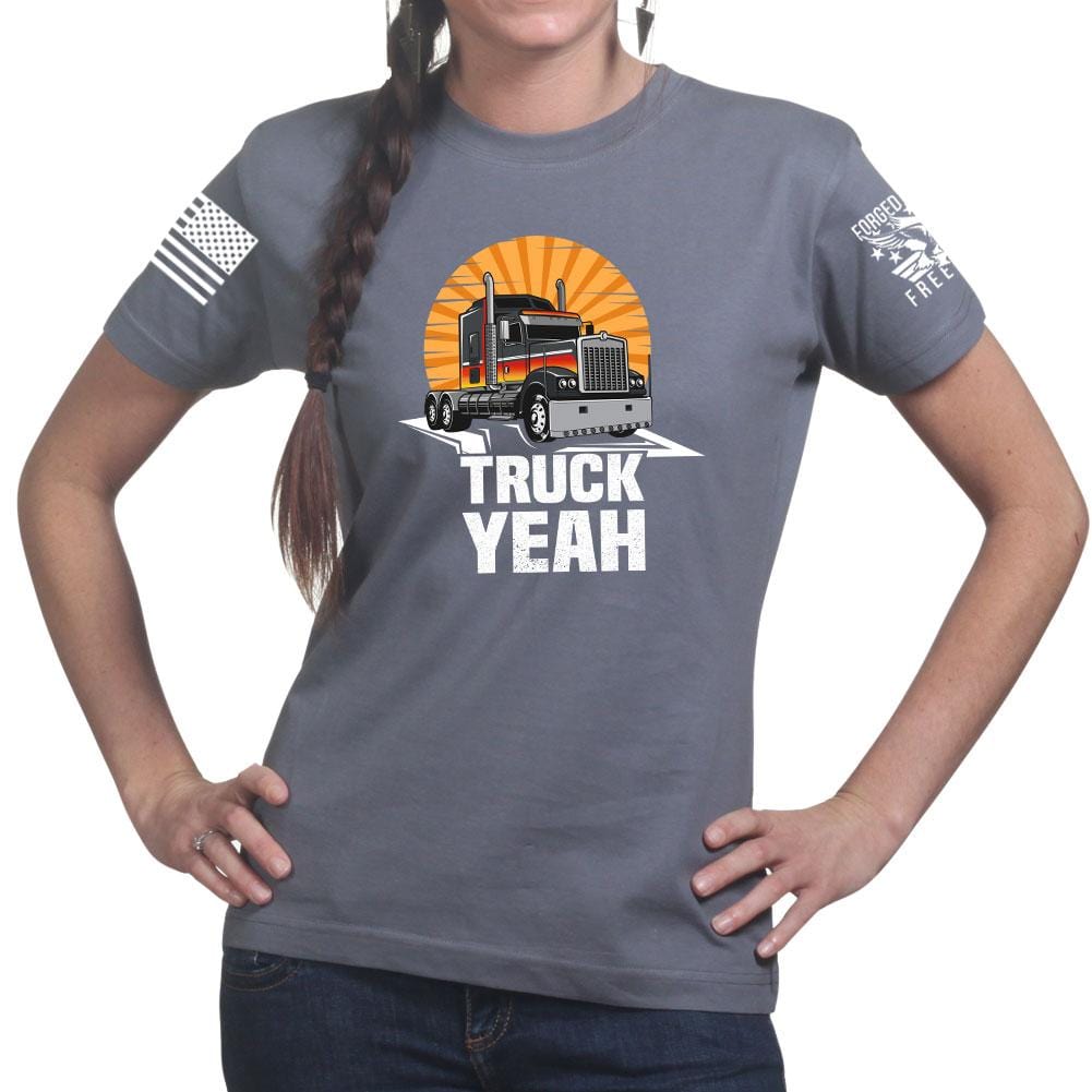 Ladies Truck Yeah T-shirt Style001