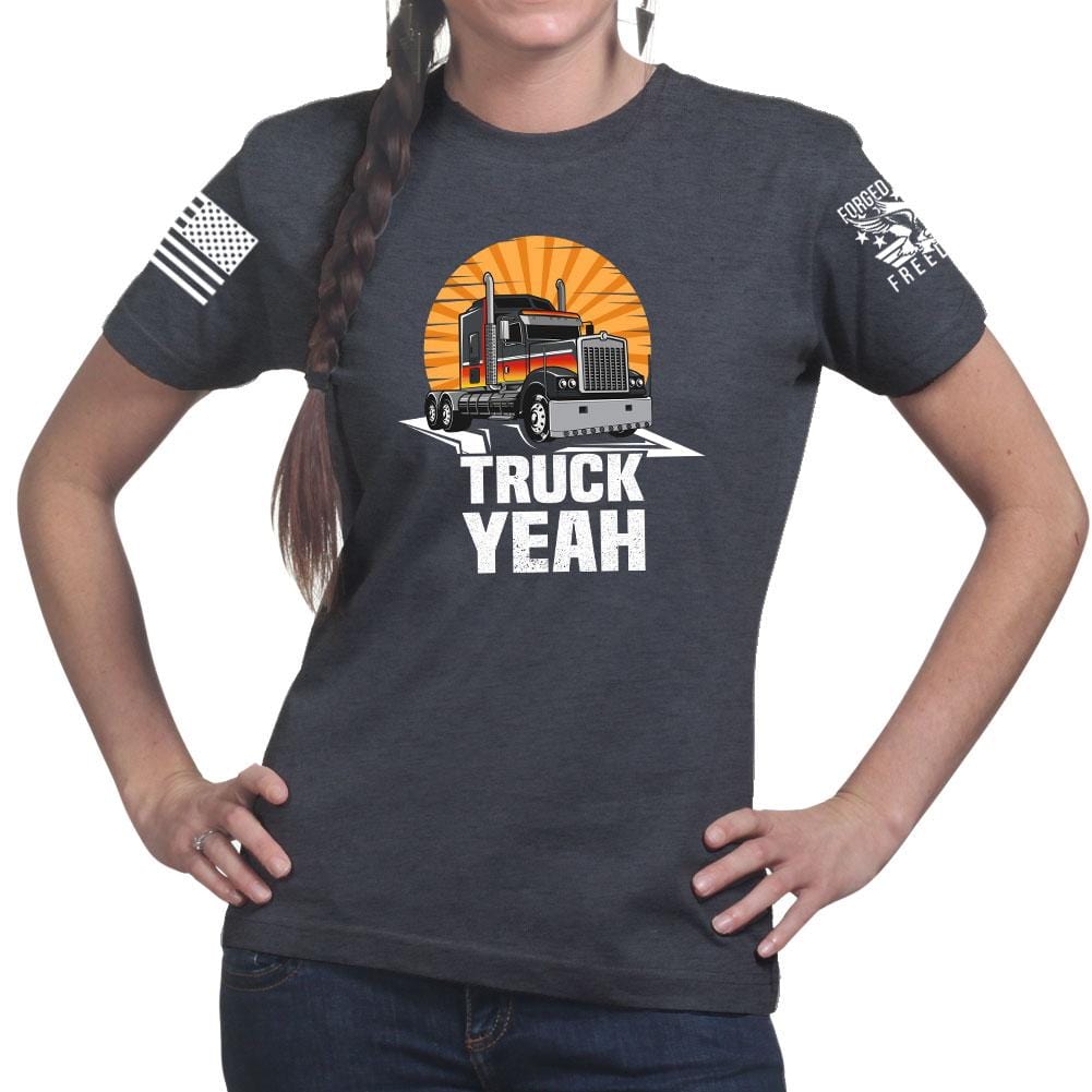 Ladies Truck Yeah T-shirt Style001