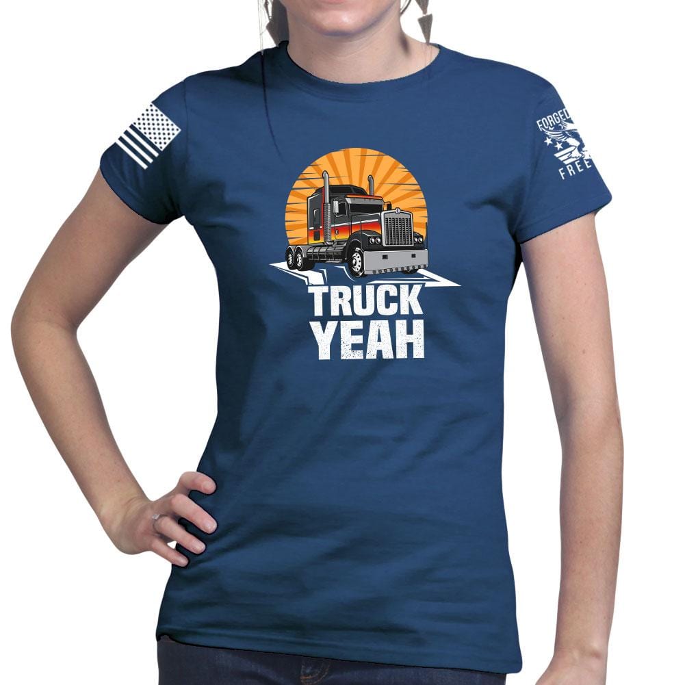 Ladies Truck Yeah T-shirt Style001