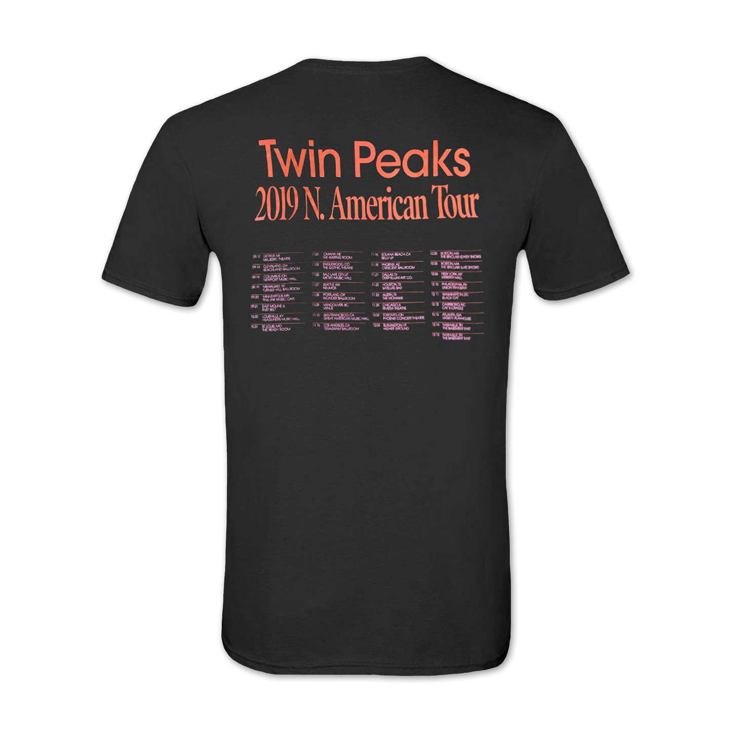 2019 North American Tour T-shirt