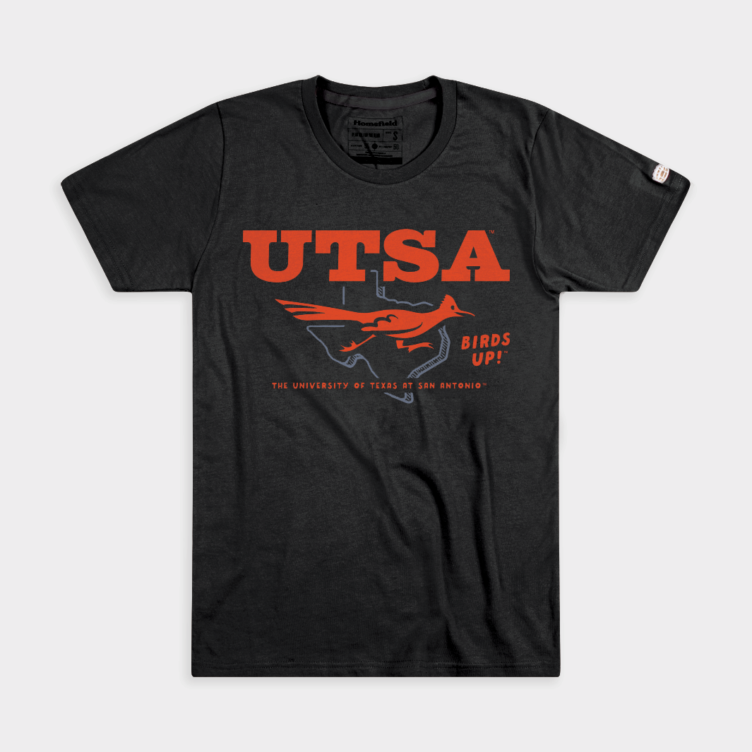 UTSA Roadrunners "Birds Up" Vintage Logo Tee Style001