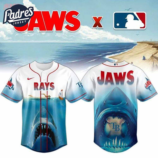 Tampa Bay Rays x Jaws 2025 Baseball Jersey - Padres Jersey Oasis: Elevate Your Baseball Style Game
