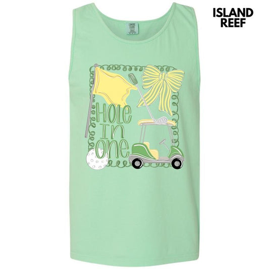 Tank Top - Hole In One Comfort Colors Tank Top 'NLB'