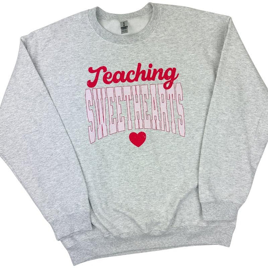 Teaching Sweethearts Gildan Sweatshirt -- ASH GREY
