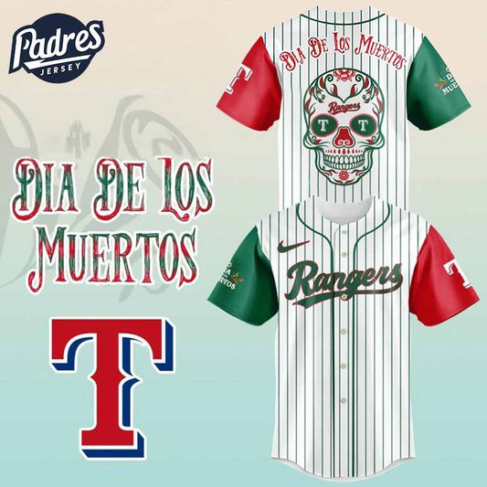 Texas Rangers X Dia De Los Muertos 2025 Baseball Jersey - Padres Jersey Oasis: Elevate Your Baseball Style Game