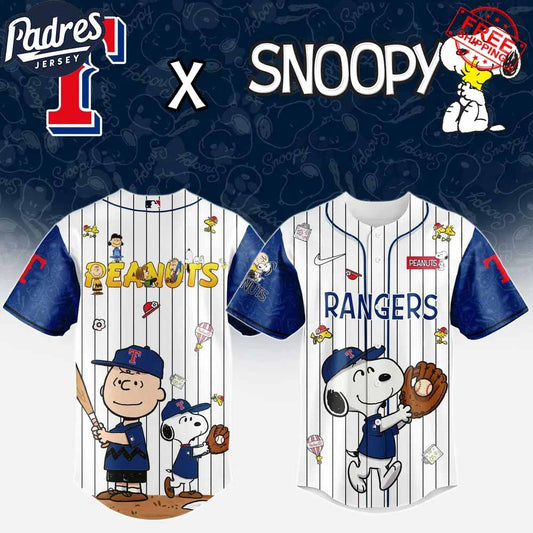 Texas Rangers x Peanuts Night 2025 Limited Edition Baseball Jersey - Padres Jersey Oasis: Elevate Your Baseball Style Game