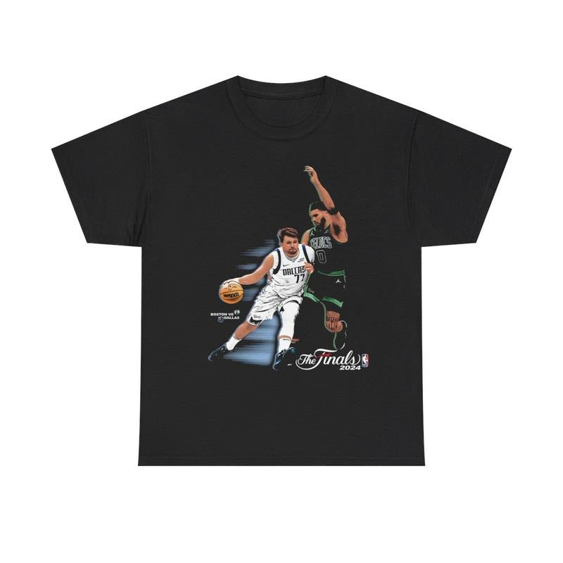 The Finals 2024 Basketball Hoop Fan Tee Graphic T-Shirt Casual Classic Cotton Menswear Retro Vintage Top Tshirt Streetwear Shortsleeve Crewneck