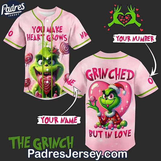 The Grinch Valentine Day 2025 Baseball Jersey Outfit - Padres Jersey Oasis: Elevate Your Baseball Style Game