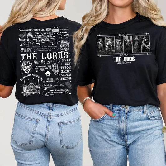 The LORDS Series Book 2 Sides T-Shirt, Barrington University Sweatshirt, Shantel Tessier Merch, LORDS Series Shirt