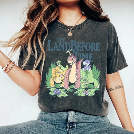 The Land Before Time Pastel Dinosaur Friends Comfort colors Shirt, Land Before Time Party Shirt, Land Before Time Decor Shirt, dinosaur gift