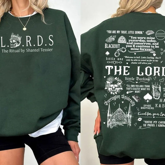 The Lords Series T-Shirt, The Ritual By Shantel Tessier Sweatshirt, Dark Romance Hoodie, Bookish Merch