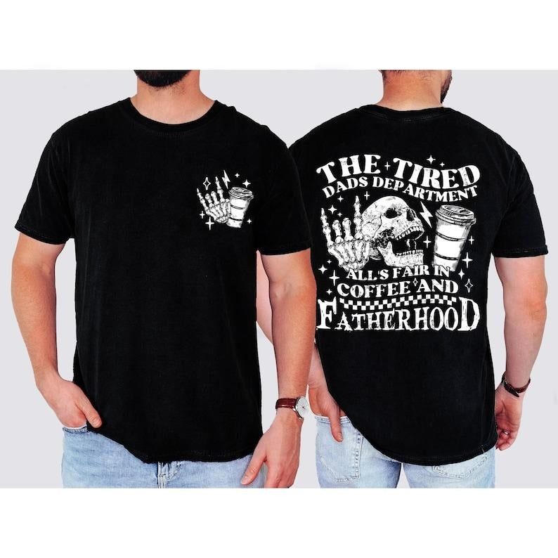 The Tired Dads Department T Shirt Hoodie Sweater, Funny Dad Shirt, Gift from Daughter, Fathers Day Gift, Music Lover Concert Tee, Daughters Choice T-shirt