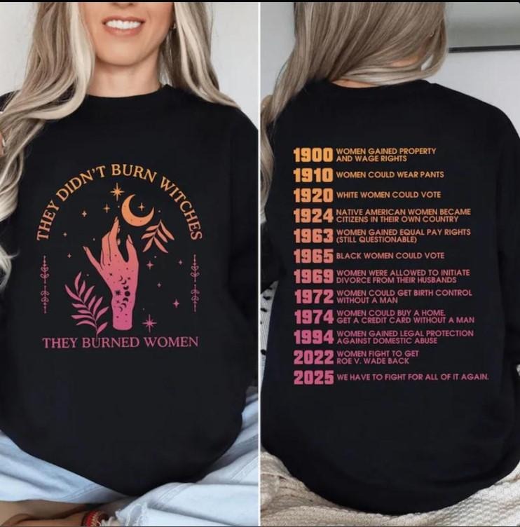 They Didn't Burn Witches They Burned Women Shirt, Mystical Activist, Women Empowerment, Feminist Shirt