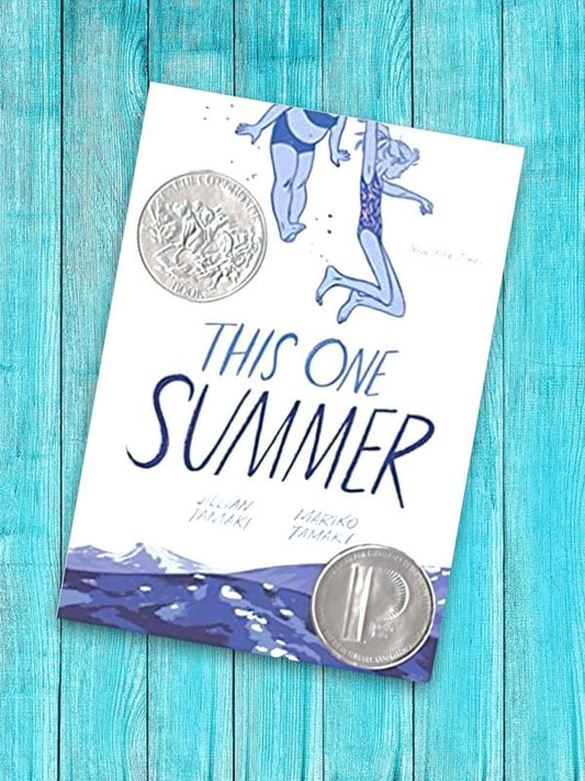 This One Summer graphic novel paperback, by Mariko Tamaki (Author), Jillian Tamaki (Illustrator)