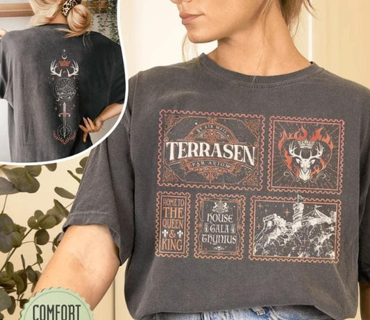 Throne Of Glass Fan Shirt , Aelin Galathynius Shirt, To Whatever End , Fireheart Aelin , Gift For Book Lover