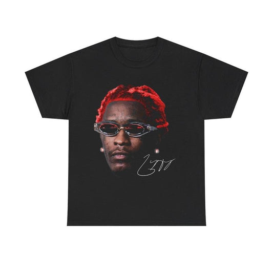 Thugger Rap Tee Concert Merch Free Slime Season Red Rare Hip Hop Graphic Print Casual Classic Cotton Menswear Retro Top Vintage Comfy Day Tshirt Streetwear Hiphop Hard