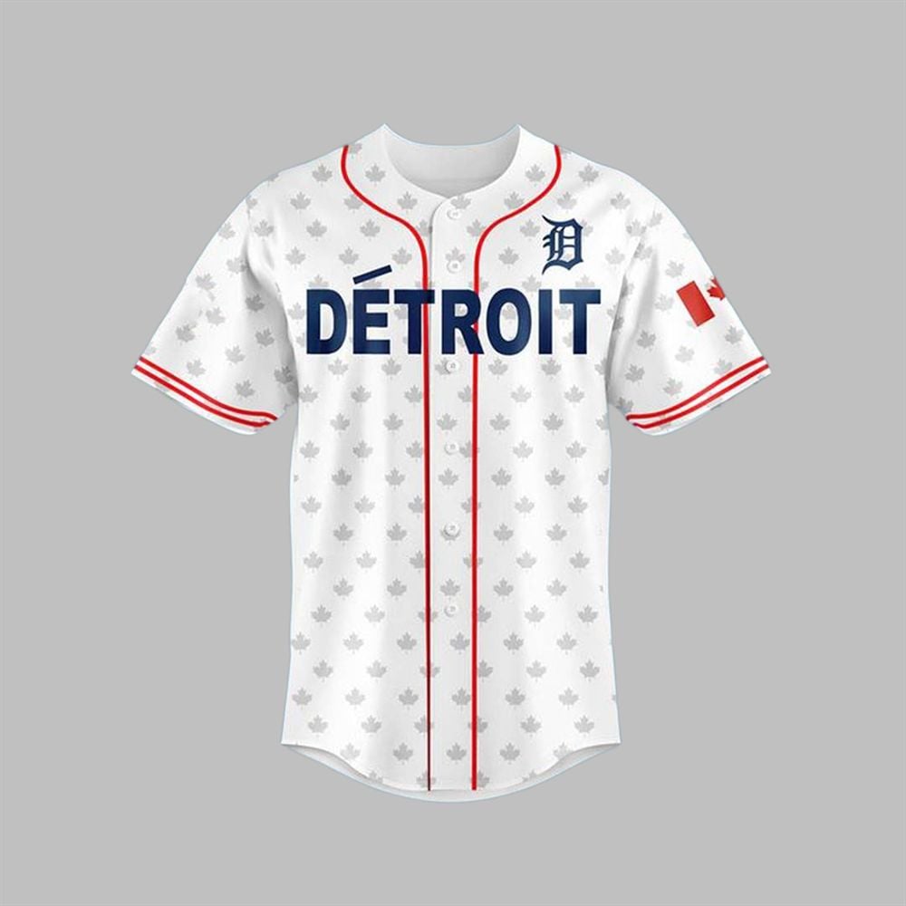 Tigers Canadian Heritage Night Jersey Giveaway 2025 - Grishko.com